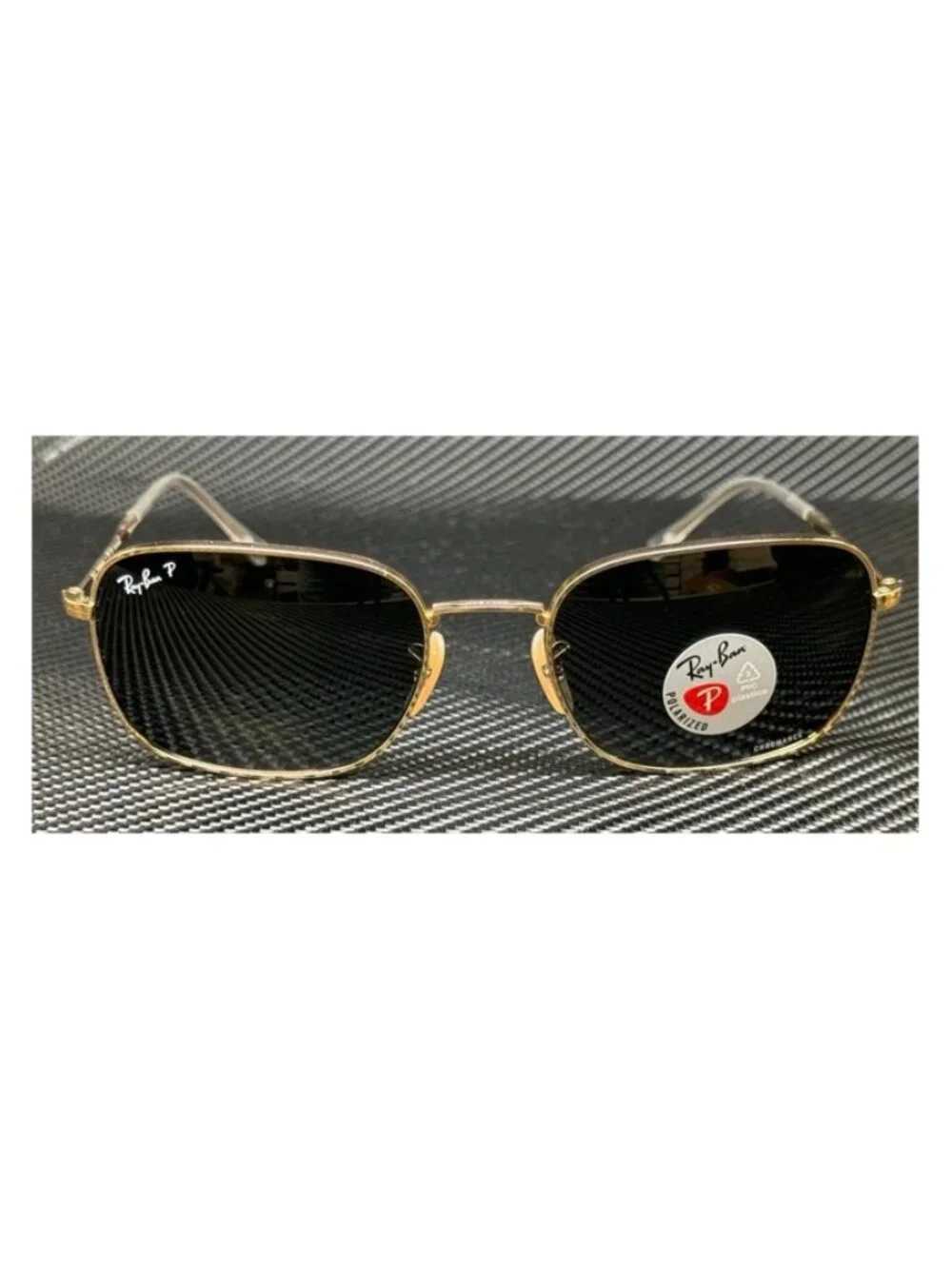 New Undisclosed Men Gold Sunglasses 57-20-145